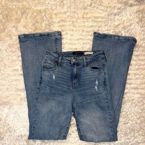 High Rise Flare Blue Women's Jeans